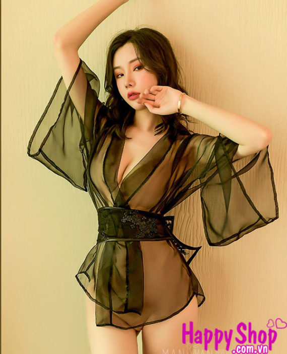 áo ngủ kimono sexy