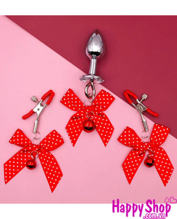 butt plug nipple clamps set