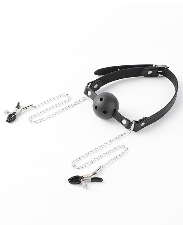 Mouth Plug with Chain Clip Sexy