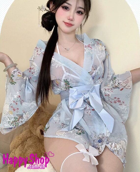 áo ngủ kimono